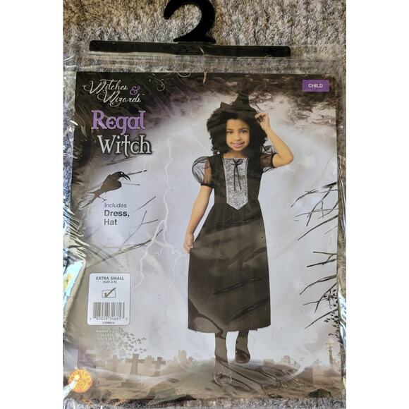 Rubies Regal Witch Girls Halloween Costume Dress Only Child Extra Small 3-4 XS - Picture 1 of 3